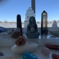 thumbnail image 4 of Moon Goddess Statue Greek Mythological Figure Resin Sculpture Home Decorations, 4 of 6
