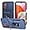 Y_Blue, variant on for Samsung Galaxy A15 5G Case with HD Screen Protector & Slide Camera Cover & Kickstand, Samsung A15 5G Case [Military-Grade] Phone Case for Samsung Galaxy A15 5G (Z_Blue)
