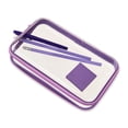 thumbnail image 5 of Pen+Gear Clear Zipper Case, Purple Pencil Box, 5 of 6