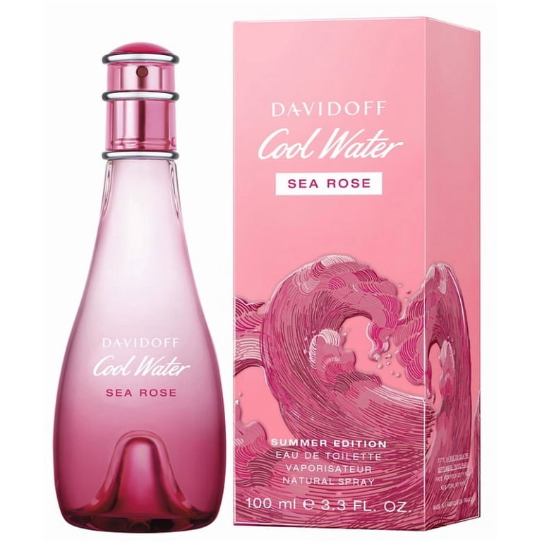 Davidoff Cool Water Sea Rose, Eau De Toilette Spray, 2019 Summer