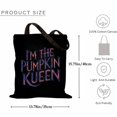 thumbnail image 2 of I'm The Pumpkin King Cute Gnomes Fall Halloween Women Girls Canvas Bag 3Pcs, 2 of 5