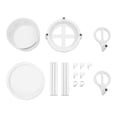 thumbnail image 5 of Miumaeov 3 Layer Kitchen Storage Cart Multi-function Rotating Basket Rack Vegetable Fruit Holder Bathroom Toy Shampoo Organizer, 5 of 16