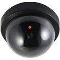 thumbnail image 1 of Cámaras ficticias, cámara domo CCTV de seguridad falsa con luz LED intermitente para tiendas comerciales, hogar, uso en interiores y exteriores (paquete de 4) JFHHH pequeña, 1 of 5