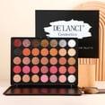 thumbnail image 4 of Naked Nude Black Makeup Eyeshadows Palette , DE'LANCI  35 Color Highly Pigmented Eye Makeup Pallet , Matte Shimmer Glitter Eyes Shadows, 4 of 8