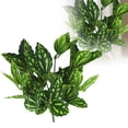 thumbnail image 2 of Green Bushes Artificial Shrubs 13Inch, Greenery Stems for Garden Patio Porch, Indoor Outdoor Wedding Decor, Home Office Table Centerpieces Window Box Spring Arrangements, 1PC, 2 of 4