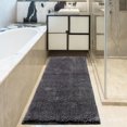 thumbnail image 3 of Ottomanson Non-Slip Rubberback Soft Shag Runner Rug for Hallway and Bathroom, 3 of 8