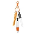 thumbnail image 2 of GUOOL Retractable Shuttle Pen Carabiner Shuttle Pen Office Supplies Gift Multipurpose Nurses Day Gift Nurse Pen Ballpoint Pen orange, 2 of 9