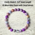 thumbnail image 3 of Pulsera THEMEROL para Niñas con Jaspe Imperial y Piedra Lunar Sin Miedo, 3 of 7