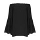 thumbnail image 3 of HongQid Womens Off The Shoulder Long Bell Sleeve Tops Flared Casual Loose Blouse, 3 of 6