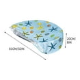 thumbnail image 2 of Round Pool Cover 32", Foldable Sunshade Cover Fit Dog Swimming Pool, Pets Bath Tub, Anti-UV Dustproof Safety Pool Covers with Starfish Shells Pattern, 2 of 8