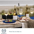 thumbnail image 5 of Homienly Wheat-Straw Deep Dinner Plates, 8-Pack 9 inch, Unbreakable, Microwave & Safe for Dishwasher, Plate Sets and Plastic Dinner Plates for Kitchen, Camping, Picnic and RV, Blue Series, 5 of 7