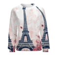 thumbnail image 7 of Eiffel Tower Womens Oversized Sweatshirts Hoodies Crewneck Casual Tops Comfy FallWinter Clothes 2024, 7 of 7