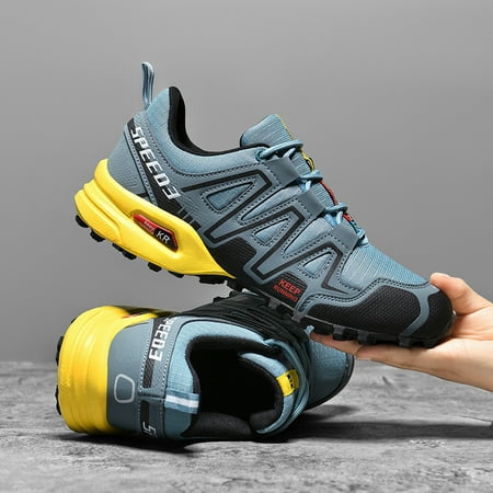 

Uniex Color Block ”SPEED 3” Outdoor Anti-skid Hiking Shoes Running Sneakers