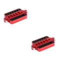 thumbnail image 2 of Scienceny Mini portaherramientas de soldadura de Metal RC, modelo de coche, drone, herramientas de soldadura, banco de estación, enchufe en T, Rojo 2piezas, 2 of 6