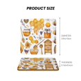 thumbnail image 5 of Xecao Honey Bee Set for MDF Cork Coaster 4 Pcs,Drink Coasters,Suit for House Warming Gifts New Home ,Coffee Table Decor-Square, 5 of 7