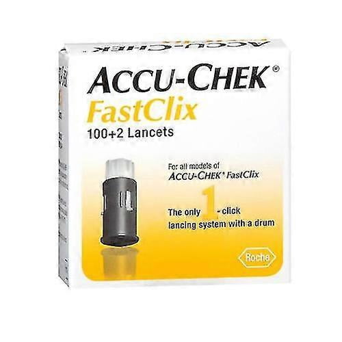 Accu-Chek Accu-Check Fastclix Lancets, Box Of 102 (Pack of 1) | Walmart ...