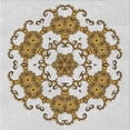 thumbnail image 1 of Ahgly Company Indoor Square Patterned Brown Novelty Area Rugs, 6' Square, 1 of 6
