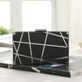 thumbnail image 3 of Sac de Soirée pour Femmes Mode Paillettes Fête Mariage Souper Pochettes (Noir), 3 of 8