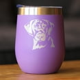 thumbnail image 2 of Bevvee Insulated Wine Tumbler 12 oz Labrador Face Labrador Lover Gifts Tumblers, 2 of 4
