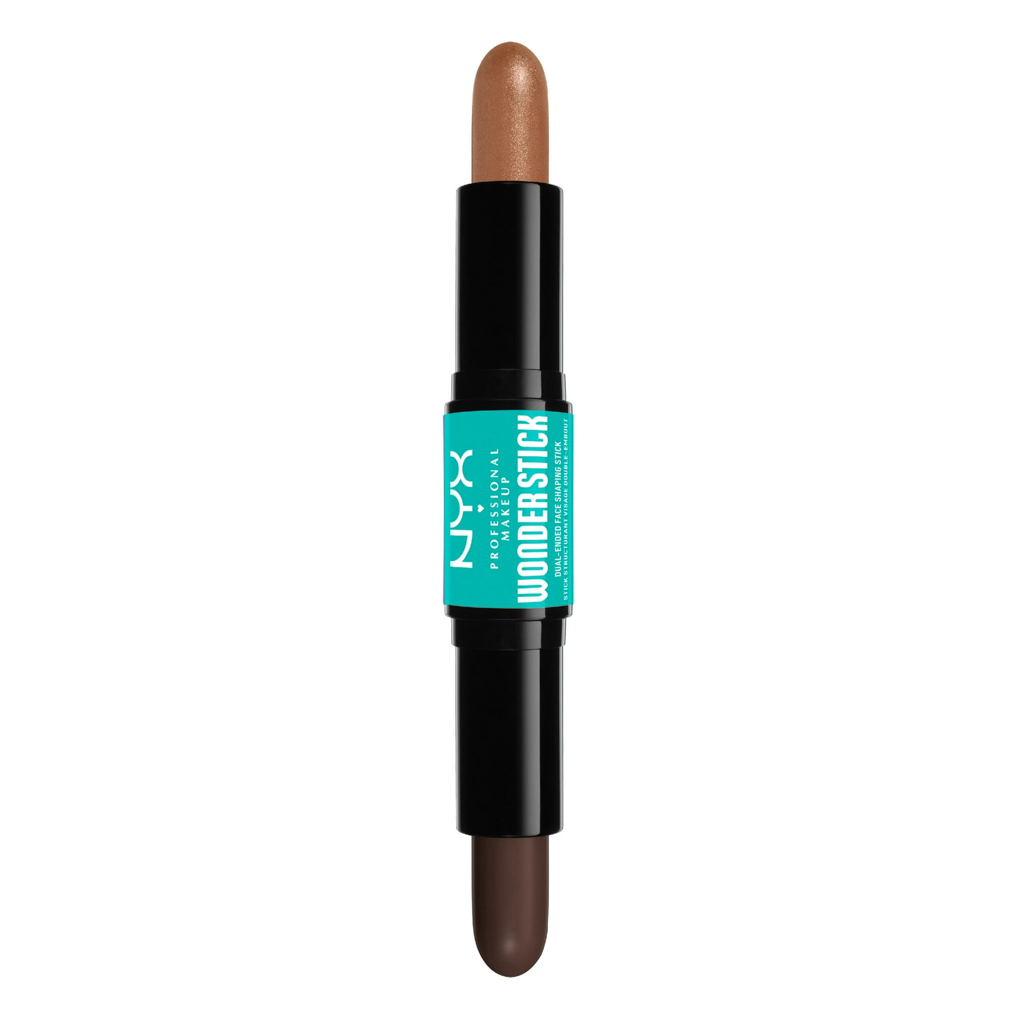 NYX Professional Makeup Wonder Stick Contour Stick, 2-in-1 Highlight and Contour, Deep, 0.14 oz