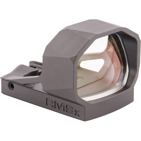 Shield Sights Mini Compact RMSX Reflex Red Dot Sight 4 MOA Dot XL Glass Lens Gun Metal Gray