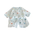 thumbnail image 1 of Girls' Pajama Set For Girls Short-Sleeve Shorts Princess Style Home Wear Soft Cool Silk Fabric Summer or Air Conditioning Nights, 1 of 5