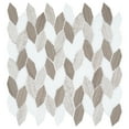 thumbnail image 2 of Channing Elongated Hex 1" x 2.5" Marble Honeycomb Mosaic Wall & Floor Tile, 2 of 7