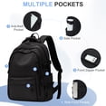 thumbnail image 4 of SYCNB High School Bookbag for Student Book Bags, College Bag Rucksack for Men Large Laptop Travel Backpack Water Resistant Casual Daypack, Lightweight Backpack for Women Simple Backpack, 4 of 7