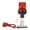 Red, variant on Xirurus Boat Anchor Light Waterproof 2NM Visibility 6 inches / 15.24 cm 360 Degree All Round Stern Light with Stainless Steel Base for Yacht Fishing Boats Warm White