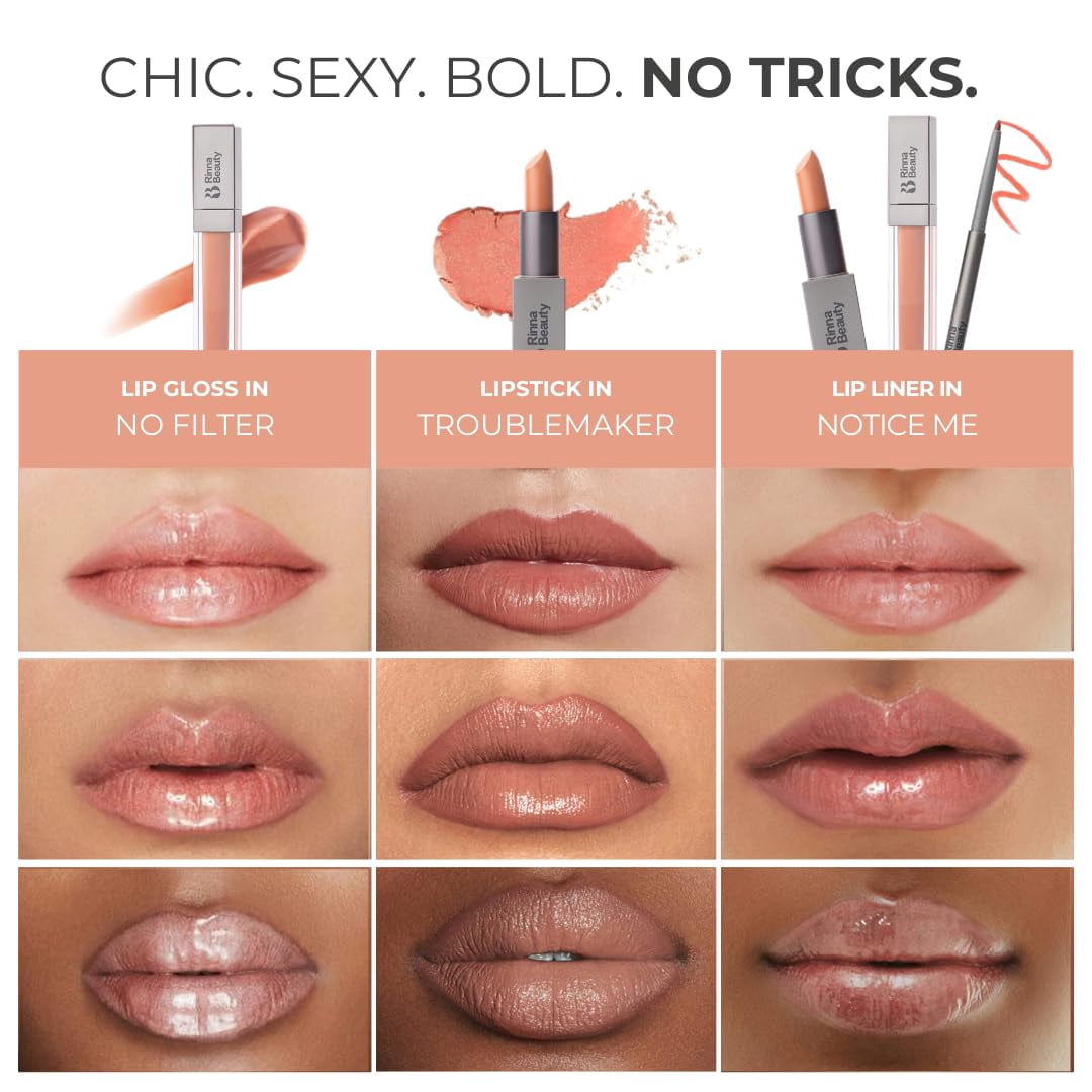 Rinna Beauty Icon Lip Kit Lipstick, Birthday Suit