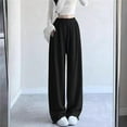thumbnail image 2 of Ludearly Baggy Sweatpants for Girl's Oversized Wide Leg Sweatpants Drawstring Kids Baggy Straight Leg Comfy Sport Pants with Casual Plain Pockets, 2 of 5