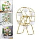 thumbnail image 5 of Soporte para plantas PETSOLA Maceta Estante para flores y 6 soportes móviles para macetas con ruedas dorado, 5 of 8