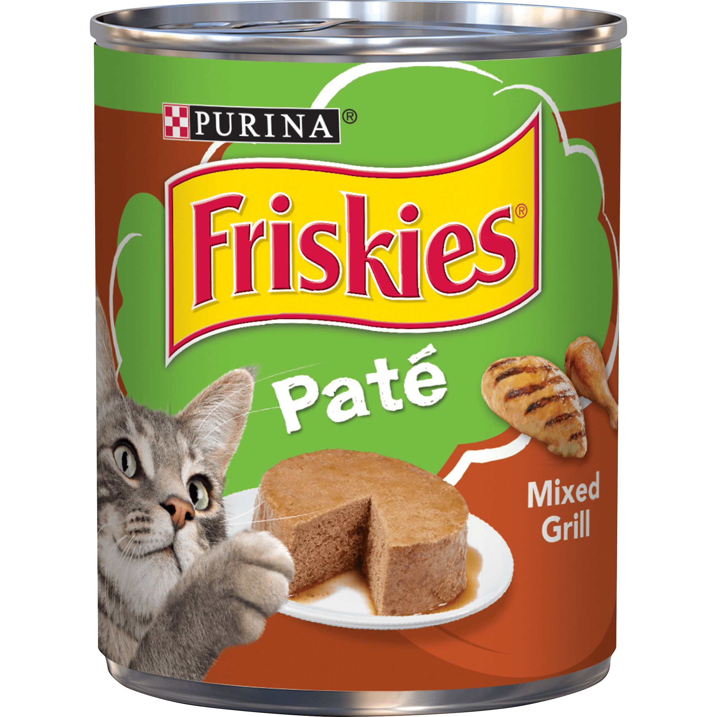 Friskies Pate Wet Cat Food Pate Mixed Grill 13 Oz Can Walmart