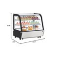 4.2 Cu.Ft Commercial Countertop Refrigerator Pastry Refrigerated