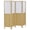 Natural/White, variant on Mattison 4-Panel Room Divider Folding Shoji Screen Natural