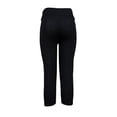 thumbnail image 5 of Women's High Waist 7/8 Leggings, Tummy Control Workout Capris, Cropped Running Pants for Yoga, Fitness, Gym and Daily Activewear-Black, 5 of 7