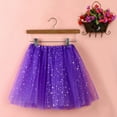 thumbnail image 3 of WTXUE Sequin Skirt, Skirt Short Women's Adult Dancing Skirt Pleated Skirt, Girls Tutu Skirt, Purple, 3 of 3