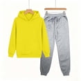 thumbnail image 3 of Timegard Toddler Clothes Boys Girls Sweatsuit Kids Fall Winter Casual Comfy Workout Sets Hoodies Joggers Outfits, 3 of 8