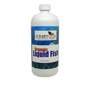 Organic Natural Liquid Fish Garden Soil Health Supplement Fertilizer for Vegetable Plants, Flower Plants - 1 Quart (32 Fl. Oz.) of Concentrate