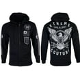 thumbnail image 2 of Xtreme Couture by Affliction Men's Hoodie BRAVENET Sweat Shirt Jacket, 2 of 10