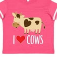 thumbnail image 4 of Inktastic I Love Cows Dairy Farmer Boys or Girls Toddler T-Shirt, 4 of 5