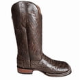 thumbnail image 2 of GadwallAR Men's Alex Exotic Western Cowboy Boots-Squre Toe Pull On Leather Neck Chocolate 10 Medium, 2 of 5