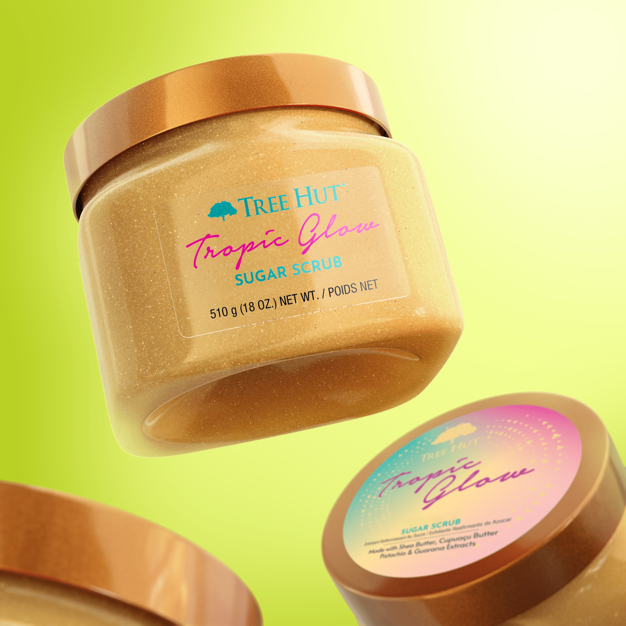 Tree Hut Tropic Glow Firming Shea Sugar Body Scrub, 18 oz