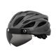 thumbnail image 5 of Casco de bicicleta Casco de bicicleta de carretera ajuste ajustable al aire libre con visera desmontable para hombres mujeres equipo de ciclismo casco Fibra de carbono negro, 5 of 8
