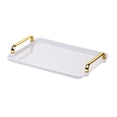thumbnail image 2 of Joernso Anti-deform Snack Tray with Handle Plastic Multipurpose Anti-slid Serving Tray Household Supplies, 2 of 8