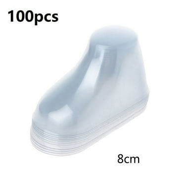 100Pcs/Pack Clear Plastic Baby Booties Display Socks Pvc 8cm