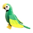 thumbnail image 3 of Adorable loro juguete de peluche suave acompañar adorno pájaro juguete realista guacamayo felpa Verde Zulema Juguetes de peluche de loro, 3 of 8