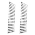 thumbnail image 4 of WEUVEB 2 Sheets Store Hours Sticker Adhesive Sticker Black Adjustable Time Divisions for Cafes, 4 of 8