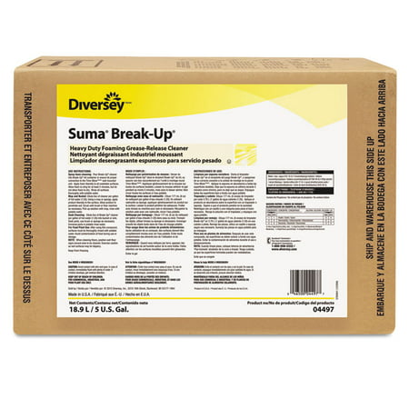 Suma Break-Up Heavy Duty Foaming Grease-Release Cleaner, 5 Gal (Best Way To Clean Up Grease)