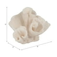thumbnail image 4 of Decorative Coral Inspired Sculpture for Home, Bathroom, and Living Room Decor - Resin Ornaments for Shelf and Office Display  - Coastal Figurine for Coffee Table Decor - 6", Ivory & Tan, 4 of 12